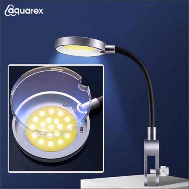 아쿠아렉스 고출력 COB LED 수족관 어항 걸이식 조명 LV501, 1개