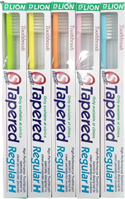 슈퍼테이퍼드레귤러H칫솔 섬세한미세모 옵션택일 LION, 1개입, 1개