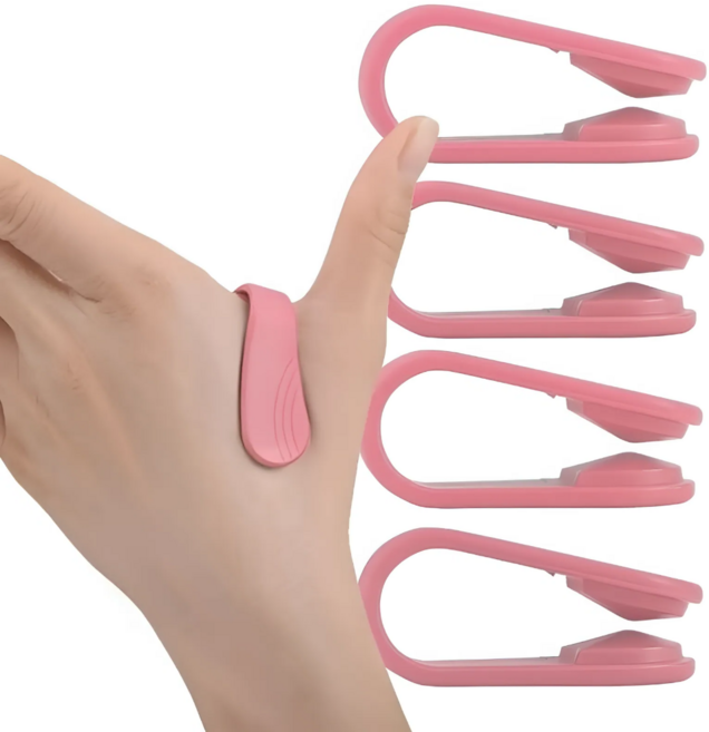 러슈브 합곡혈 지압기, 핑크, 4개