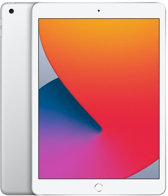 Apple iPad 8세대, 실버, 128GB, Wi-Fi