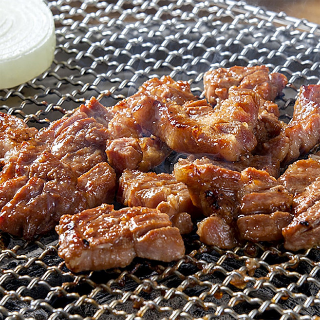 지리산 흑돼지 양념 고기 구이 300g x 6팩 갈비양념 맛, 6개