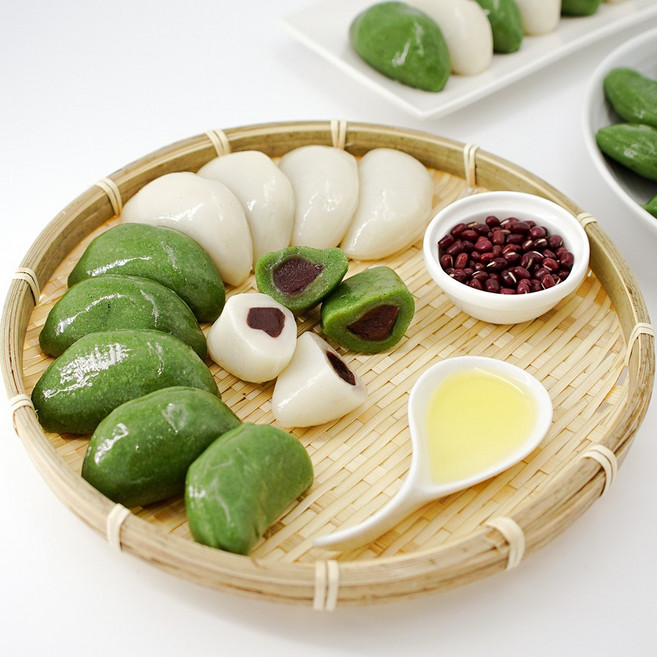 궁떡 팥앙금 가득 바람떡 굳지않는 쫀득한 식사대용 떡, 800g, 1개