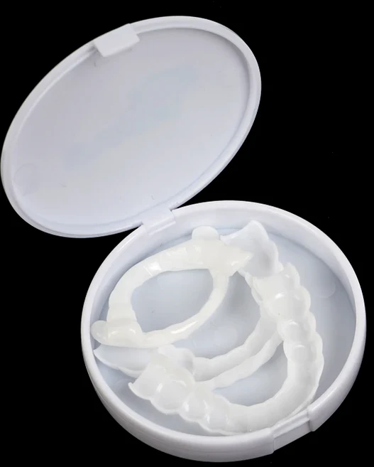 틀니 가짜 치아 키트 미백 휴대용 교정기는 대한 장식 도구를 향상시킵니다, 01 1set No holes