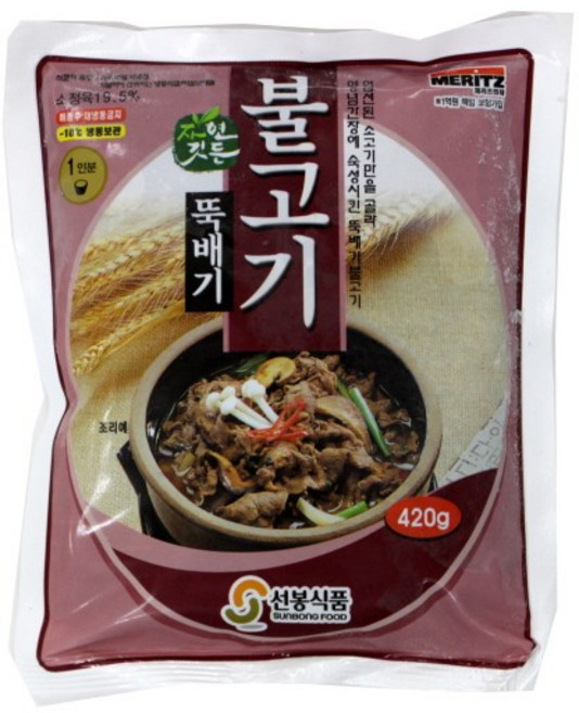 선봉 뚝배기불고기 420g, 1개