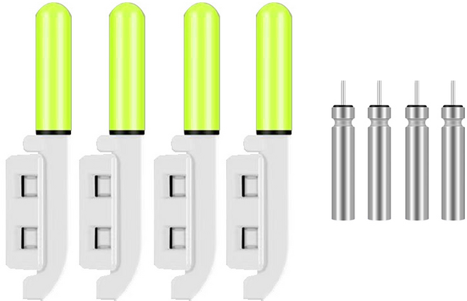 더놀자 원투 입질 감지기 배터리 세트, 4개