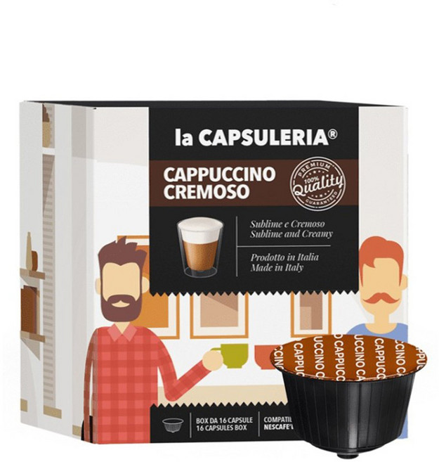 캡슐리아 돌체구스토캡슐 호환 카푸치노, 9g, 16개입, 1개
