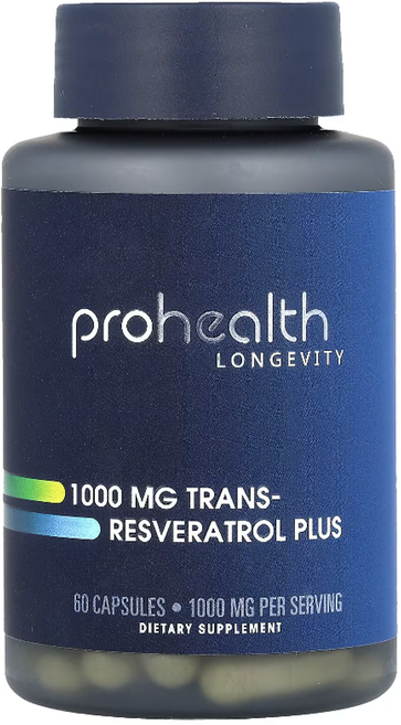 프로헬스 트랜스-레스베라트롤 플러스 1000mg 캡슐, 60정, 1개