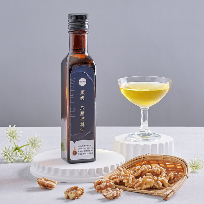 灣好食道 冷壓核桃油 250ml, 1個
