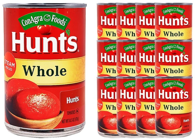 헌츠 홀토마토 통조림, 411g, 12개 - 쿠팡