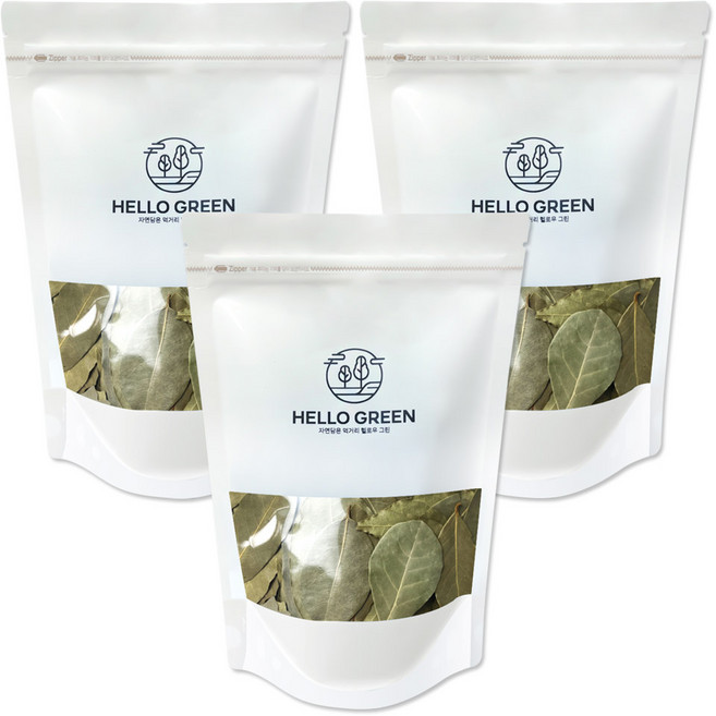 헬로우그린 터키산 건조 월계수 잎 90gX3(팩) 총270g, 3개, 90g