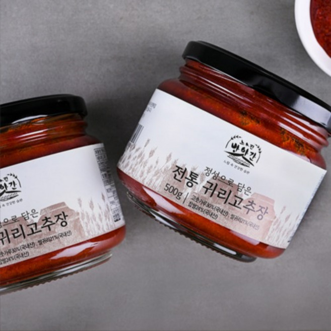 강진향심씨 국산 전통 귀리고추장 3kg 안매운고추장, 1개