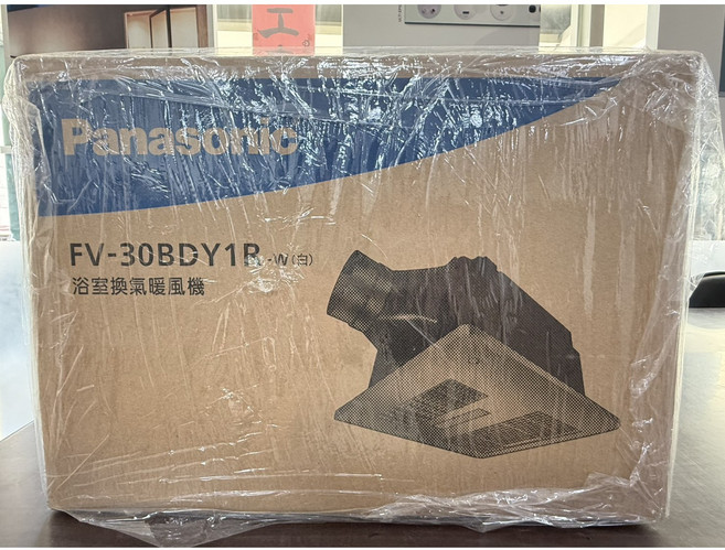 Panasonic浴室暖風機 陶瓷加熱 暖房乾燥 有線遙控 安全材質 安裝便利, 白色, FV-30BDY1R-110V