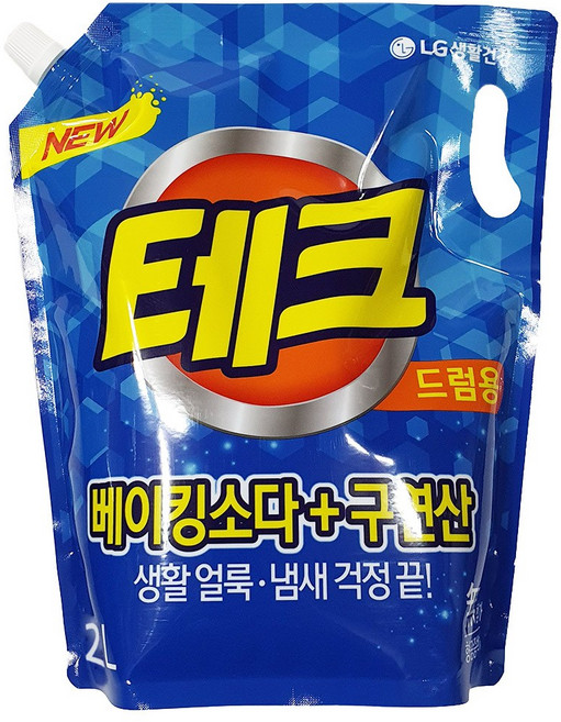 테크 베이킹구연산 액체 드럼 리필, 2L, 3개