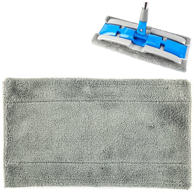 3S리빙 2단자루 클립형 극세사 밀대걸레 세트 사무실 가정집 식당 청소, 1개