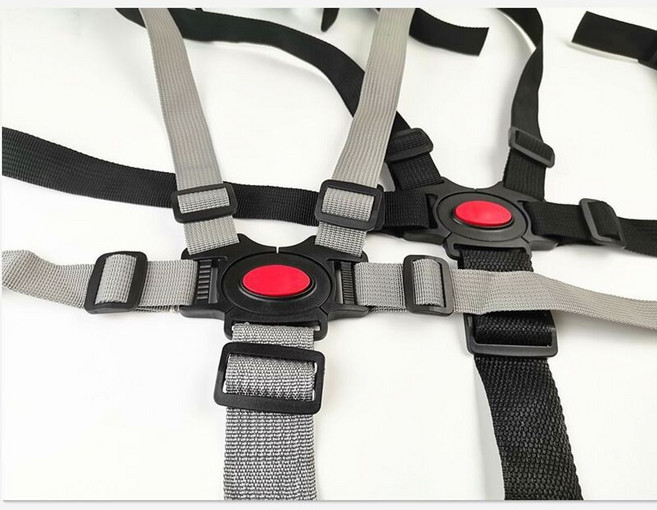 트립트랩 계단 식 의자 유아 아기 체어 이유식, 그레이 안전벨트