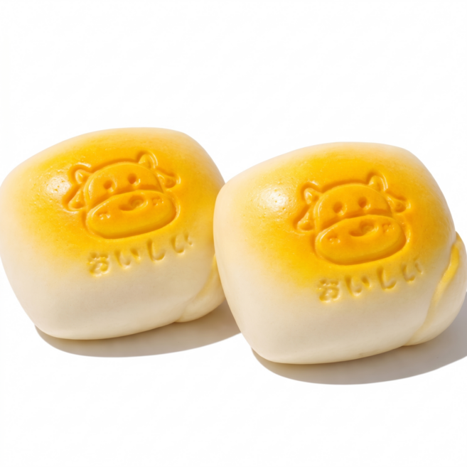 라쿠니 쫀득쫀득 우유크림빵 말랑이, 2개, 32g, 옐로우