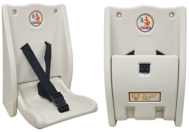 완성 영유아 거치대 / 준공용화장실 유아용거치대, 1개