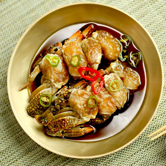 여수정아식품 손질 한입 간장게장, 1세트, 1kg