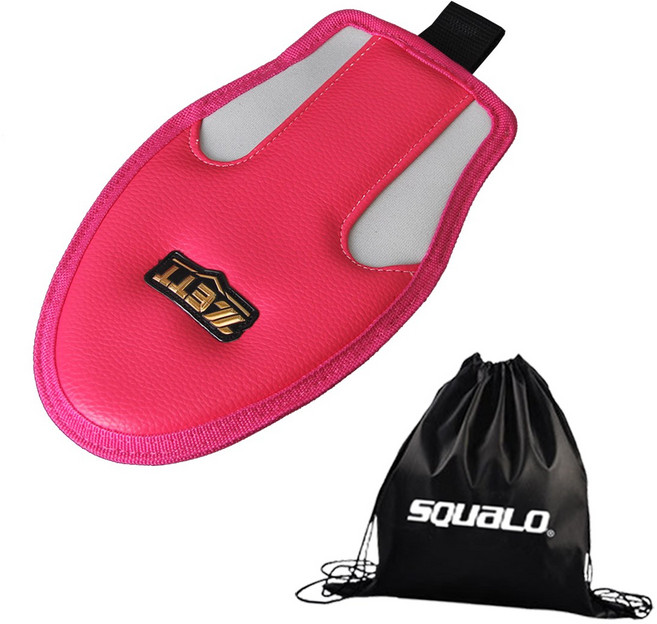 제트 슬라이딩 장갑 숏타입 BLK-46 엄지폐쇠형 스쿠알로 가방 포함 슬라이드 주루 도루 야구 우타 좌타 타자, 1개, 핑크