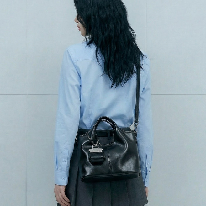 먼슬리무드 루미토 토트 크로스백 (3색상) 파우치 포함 데일리가방