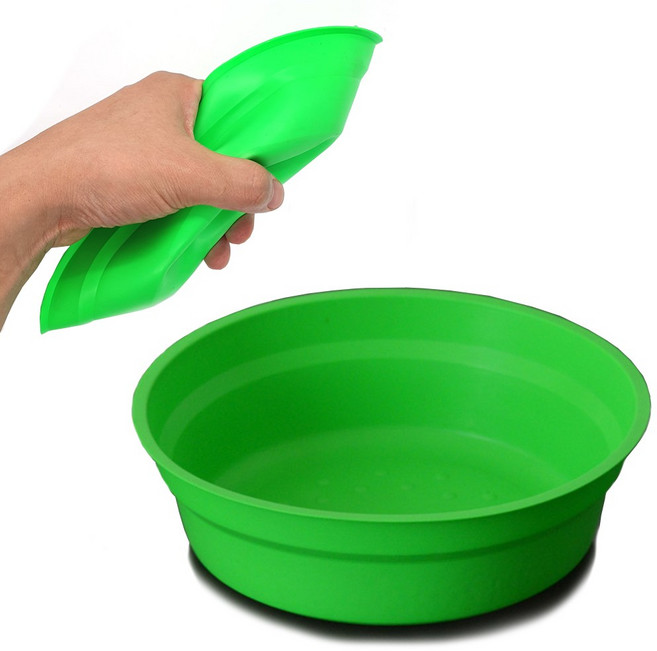 고무 떡밥그릇 방수 미끼통 밑밥그릇, 1개