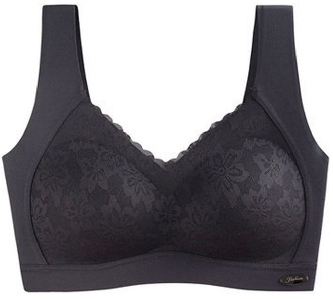 彈力無鋼圈涼感運動內衣 蕾絲 冰絲無痕 背心 少女內衣