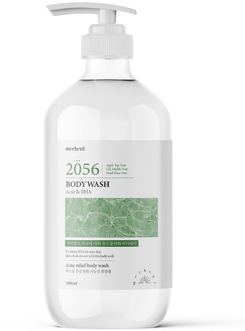 메르헨트 아크네 바하 등드름 완화 대용량 바디워시 1000ml x 1개 약산성 바디클렌저 퍼퓸 향기좋은 향좋은 바디샤워 남자 군인 여자 남성 여성 바디워시 1위, 1L