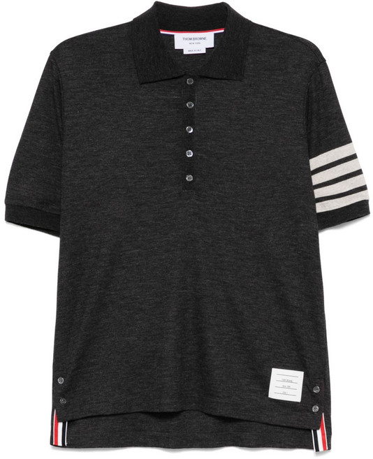 톰 브라운 4 바 울 폴로 셔츠