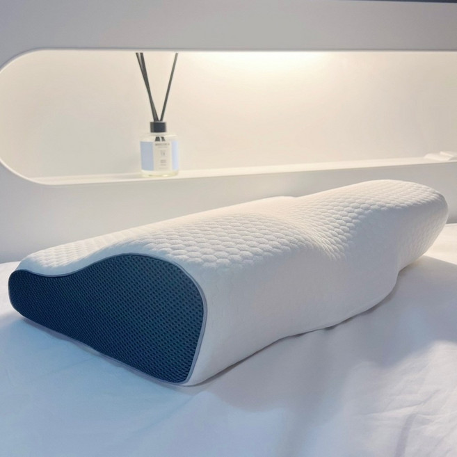 메모리폼 수면 경추베개 거북목 일자목베개, 상세페이지 참조, 1개
