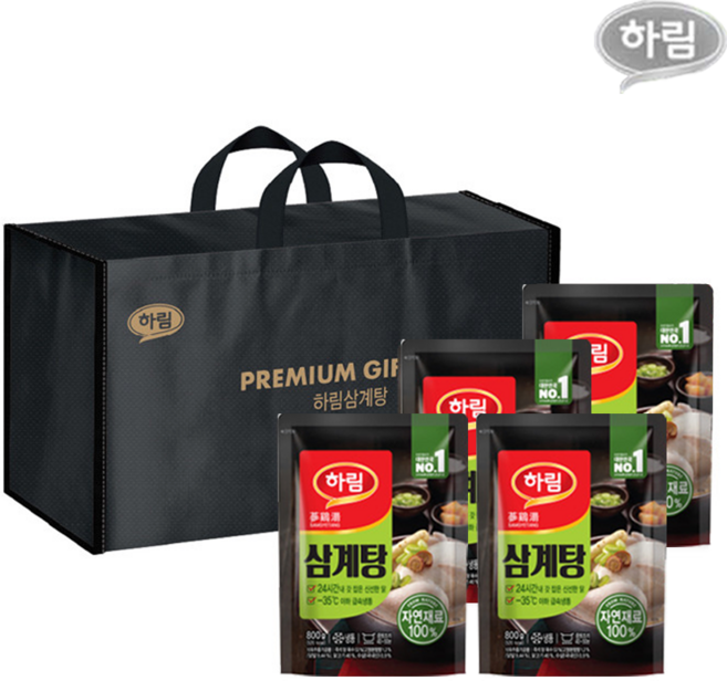 하림-삼계탕 선물세트 3200g, 3.2kg, 1개