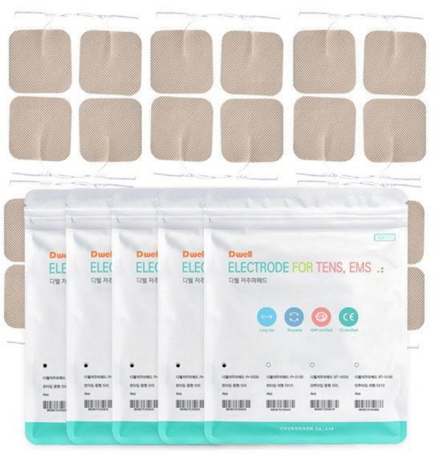 디웰 저주파패드 중형 2조4매 핀타입 5팩, PI-5500