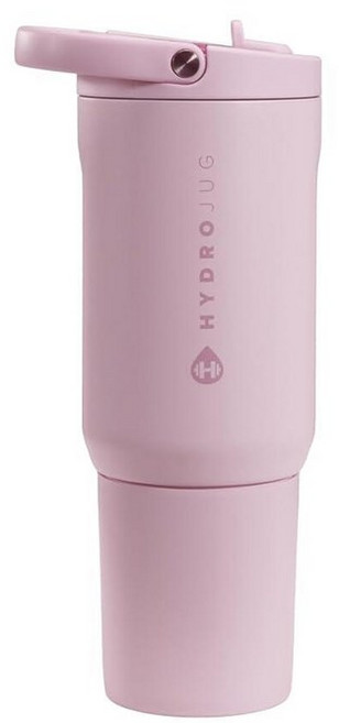 HydroJug 스포츠 - 빨대가 있는 스테인리스 스틸 텀블러 진공 단열 591.5ml(20온스) 누출 방지 물병 인체 공학적 디자인 재사용 가능 식기 세척기 사용 고, 20온스_165174, 스위트 피
