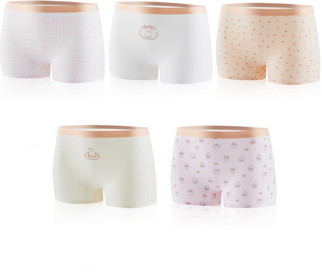 스콕스 여아 주니어 아동 유아 드로즈 사각 팬티 5개 1세트