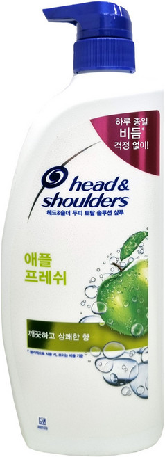 헤드앤숄더 애플프레쉬 850ml 대용량 비듬샴푸, 1개