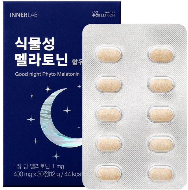셀트리온 이너랩 식물성 멜라토닌 30정, 1개 - 쿠팡
