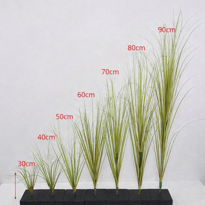 osshop 인조 갈대 10개 풀 팜파스, 70cm, 그라스조화(연브라운)