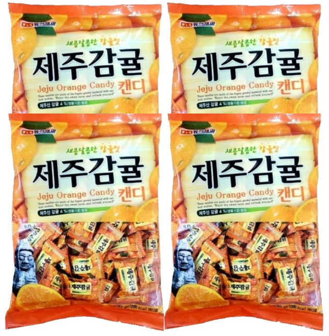 동아제과 제주감귤캔디, 300g, 4개