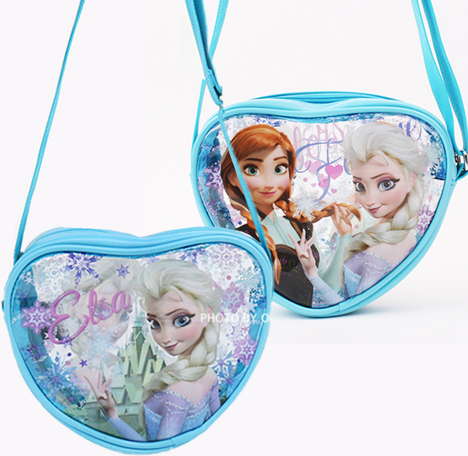 수영가방 겨울왕국 하트크로스 비치백 핸드폰가방 데일리백