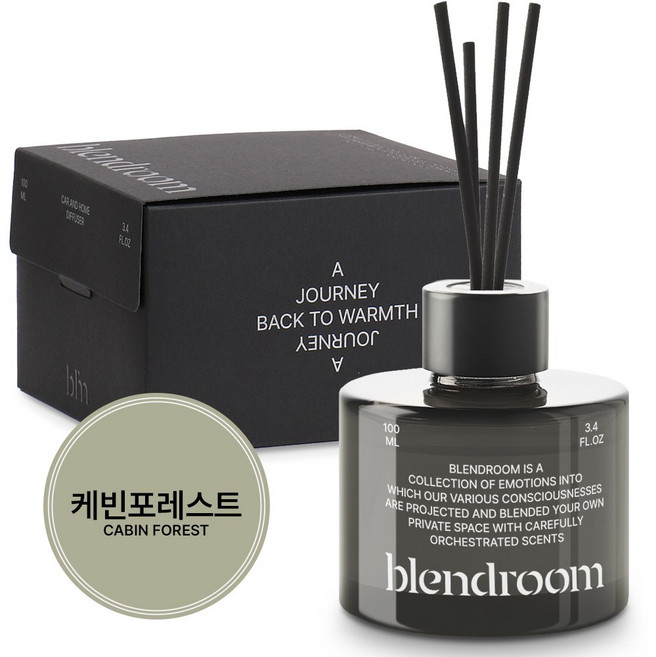 블랜드룸 생활용 디퓨저, 케빈포레스트, 1개, 100ml