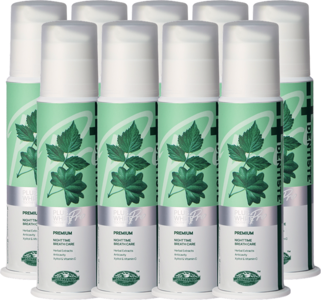 덴티스테 플러스화이트 프로 펌프형 치약, 170g, 9개