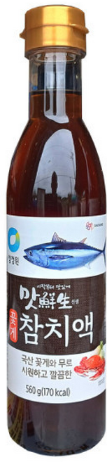 청정원 맛선생 꽃게 참치액, 560g, 1개