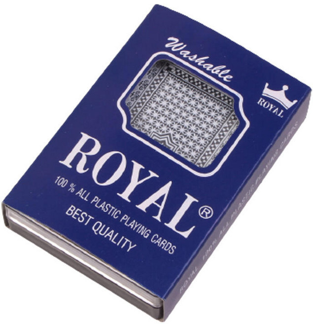 고급 로얄카드 정품 플라스틱 포커 트럼프카드 세트, 12개