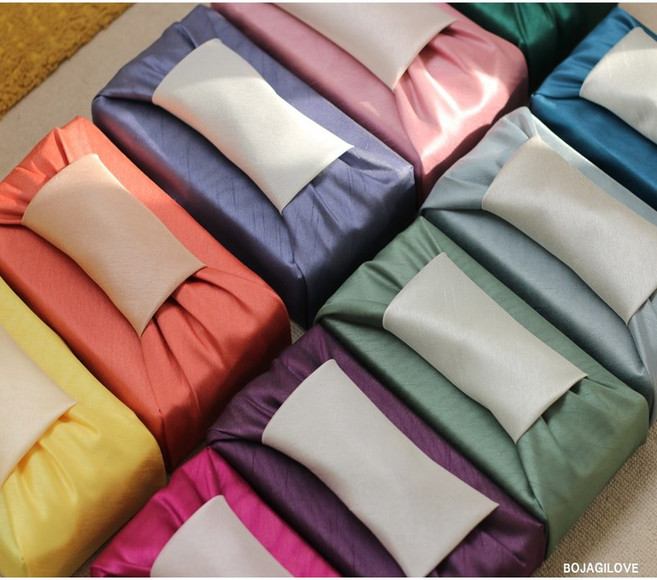 보자기사랑 실크겹보자기 55 75 90 110, 인디핑크