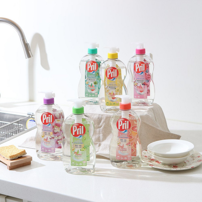 헨켈 프릴 주방세제 베이킹소다 맑은식초 용기 700ml 10개, 프릴맑은식초, 리치700mlX10