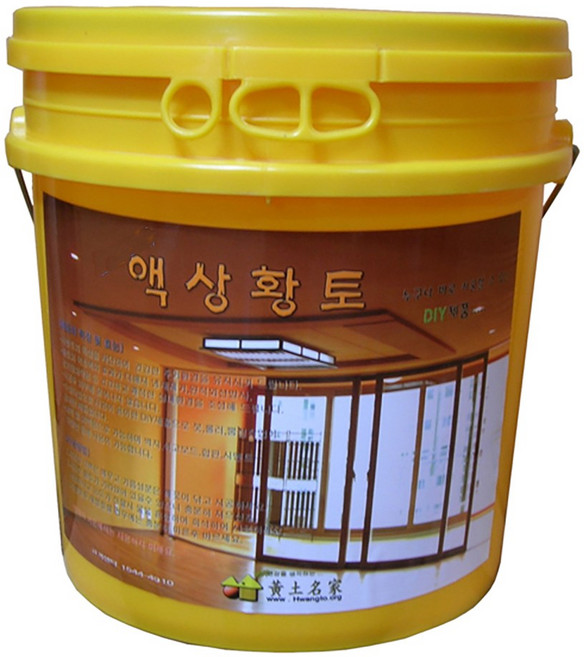 황토명가 황토페인트 바르는 황토벽지 황토칠 17리터, 황토, 17L, 1개