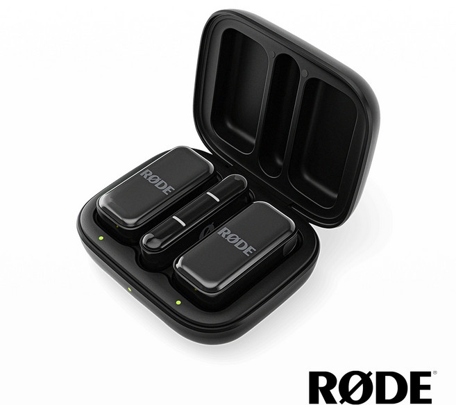 RODE Wireless Micro 行動無線麥克風 TypeC/Lightning 手機直播視訊, 黑色,TYPE-C