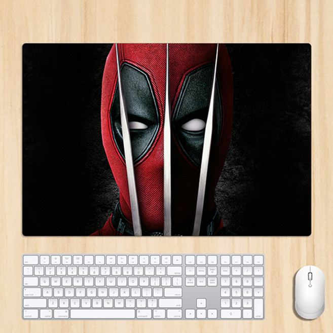 마블코믹스 데드풀과 울버린 굿즈 Deadpool&Wolverine 마우스 게이밍 장패드, T. 60x40x0.3cm DEADPOOL2, 1개