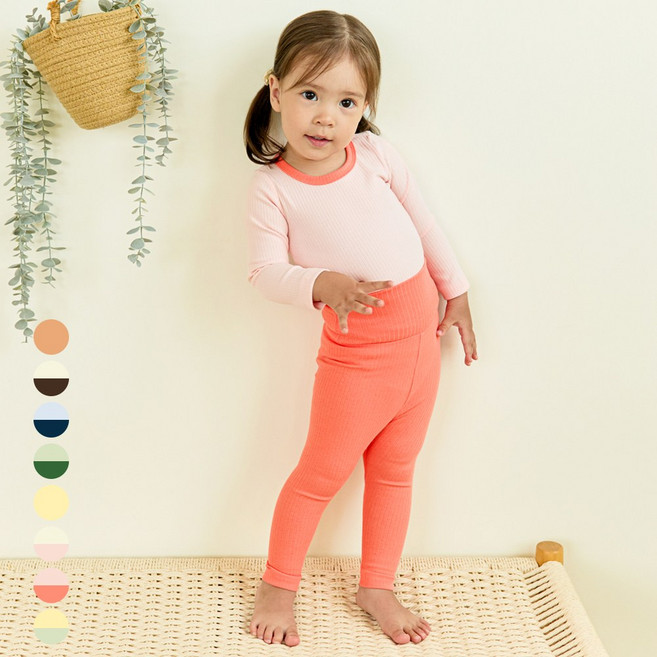 아기내복 가을 신생아 유아 내복 겨울 긴팔 골지 내의 파자마 실내복 배앓이