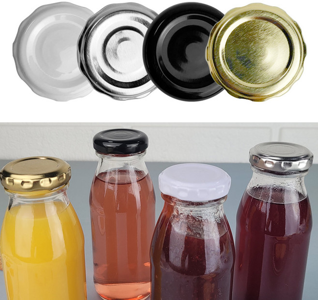 유리병 러그캡 철 38mm 병뚜껑 유리 병마개, 1개