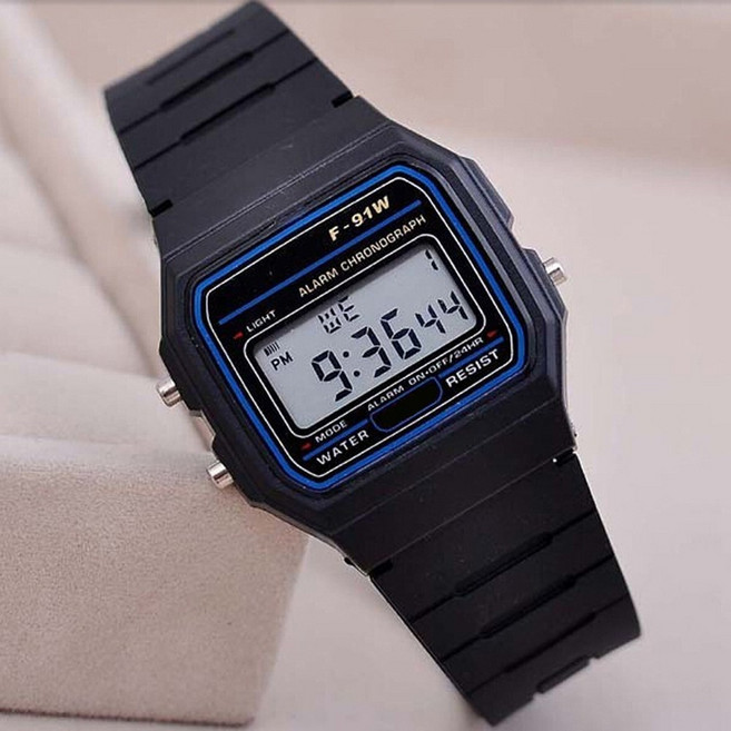 [ABC0326] 2025년형 홈프로 멀티시계블랙 전자시계 손목시계 디지털시계, 블랙, 1개